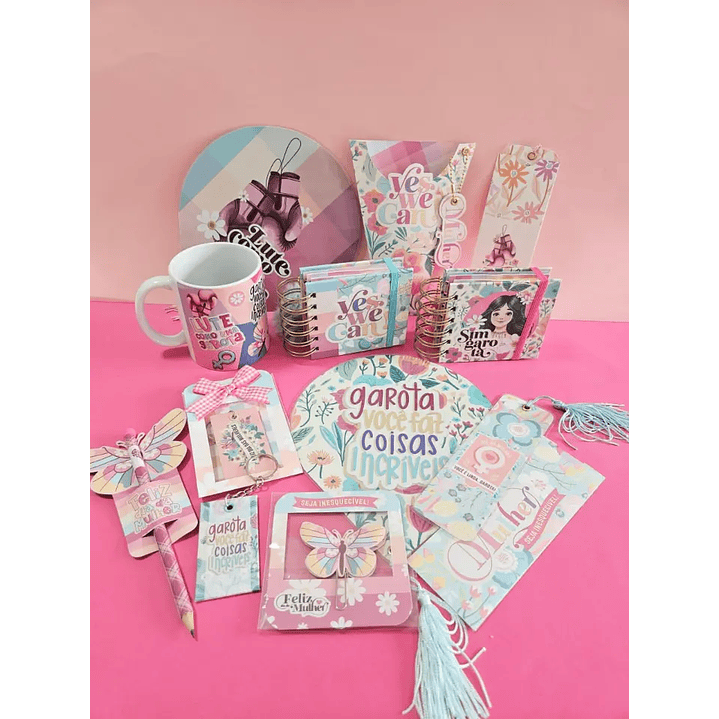 Arquivo Digital Kit dia Internacional da Mulher (Arquivo em PDF e PNG) 1