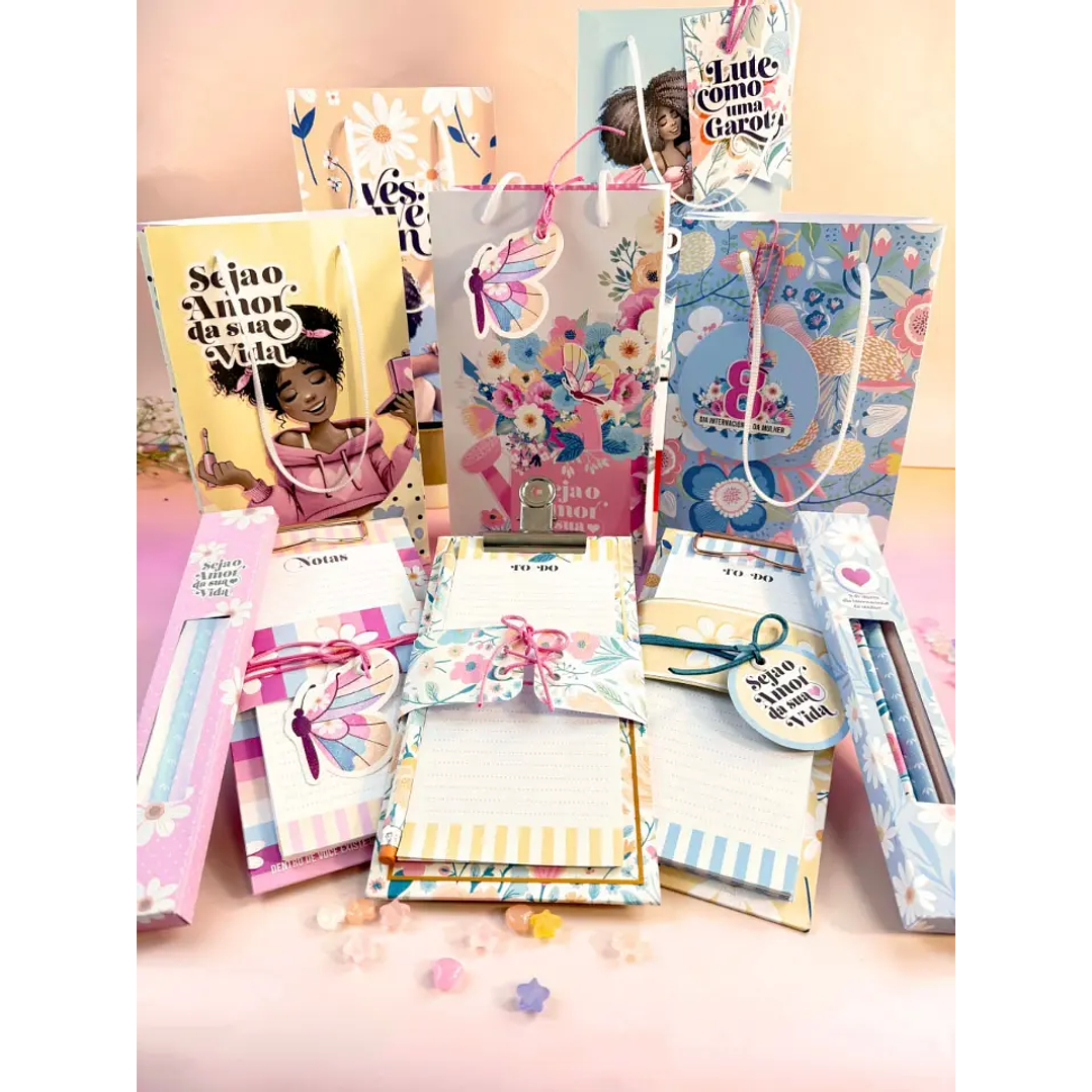 Arquivo Digital Kit dia Internacional da Mulher (Arquivo em PDF e PNG) 1