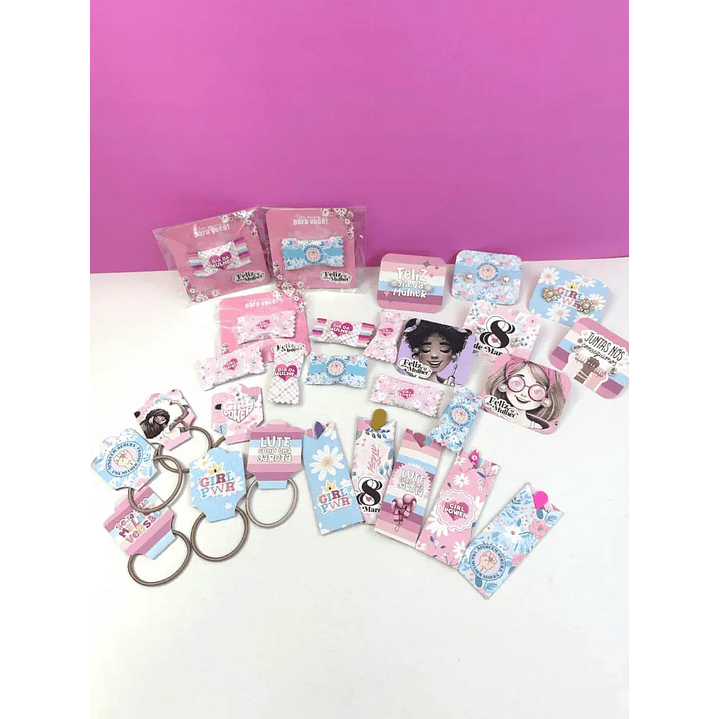 Arquivo Digital Kit dia Internacional da Mulher (Arquivo em PDF e PNG) 1