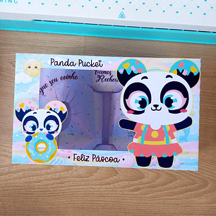 Caixa de Ovo de Colher Panda Pucket