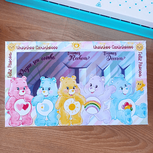 Caixa de Ovo de Colher Ursinhos Carinhosos