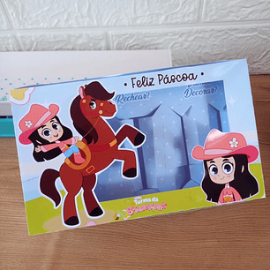 Caixa de Ovo de Colher Turma da Boiadeirinha