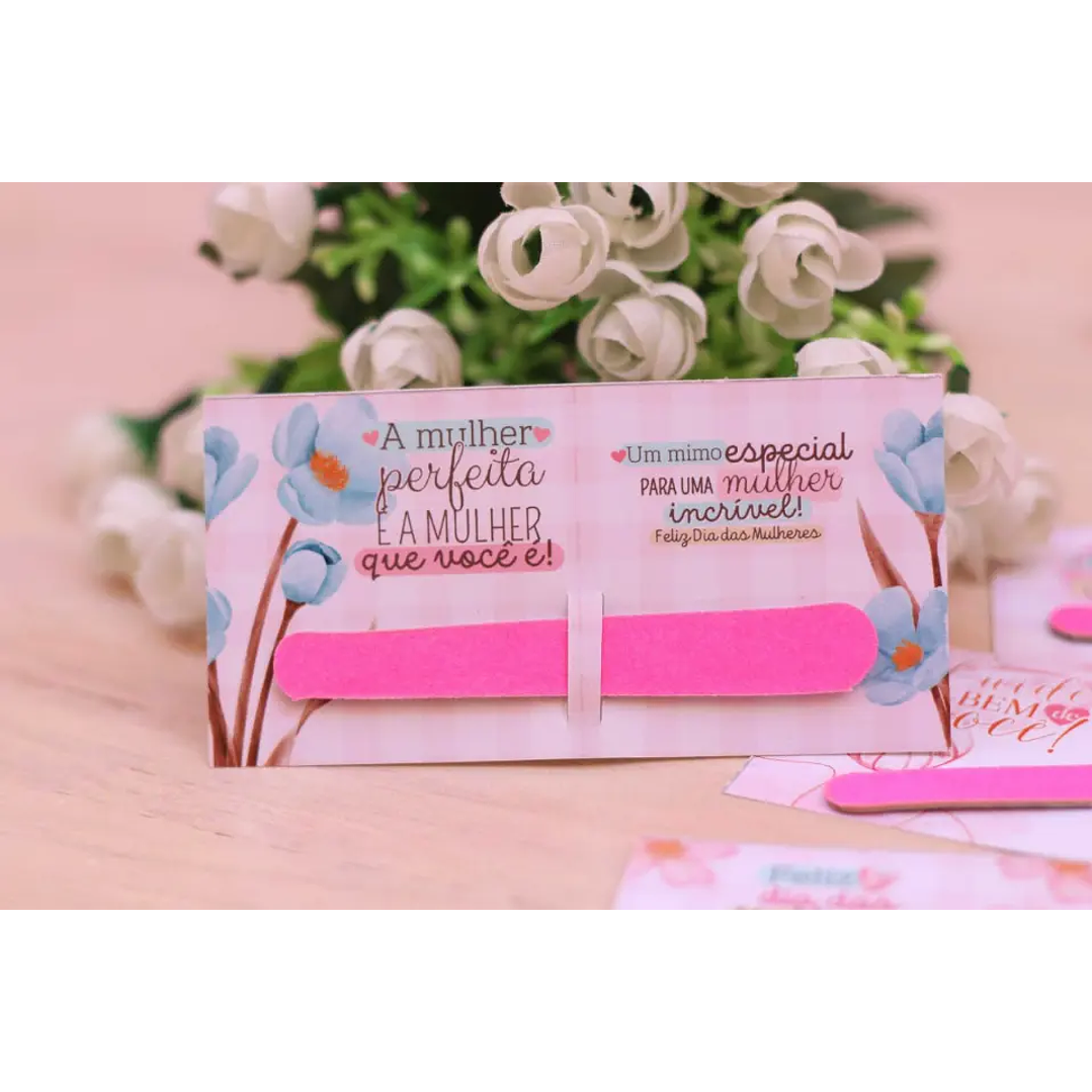 Arquivo Digital Mini Lixa dia Internacional da Mulher (Arquivo em PDF e PNG) 1