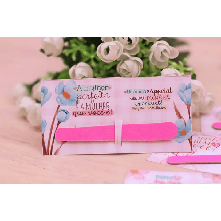 Arquivo Digital Mini Lixa dia Internacional da Mulher (Arquivo em PDF e PNG) 1