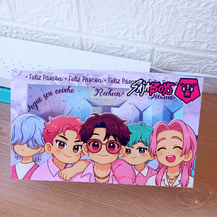 Caixa de Ovo de Colher Saja Boys