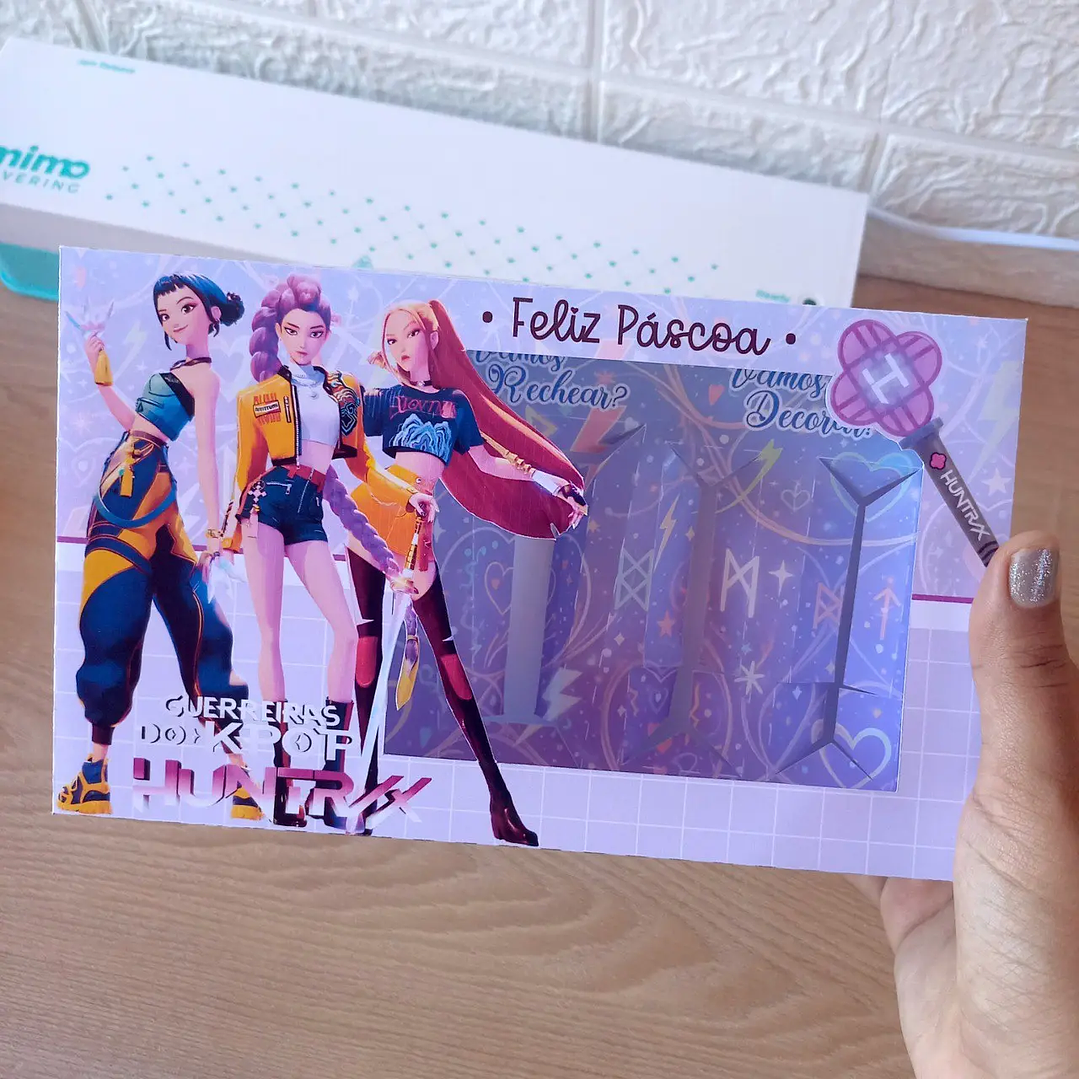 Caixa de Ovo de Colher Guerreiras do K-Pop 1