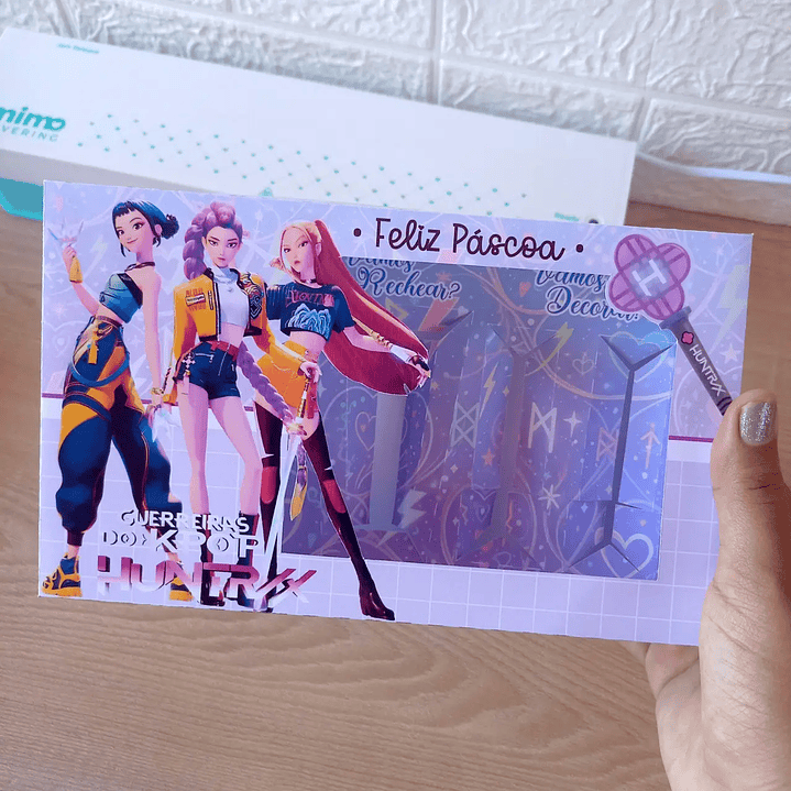 Caixa de Ovo de Colher Guerreiras do K-Pop 1