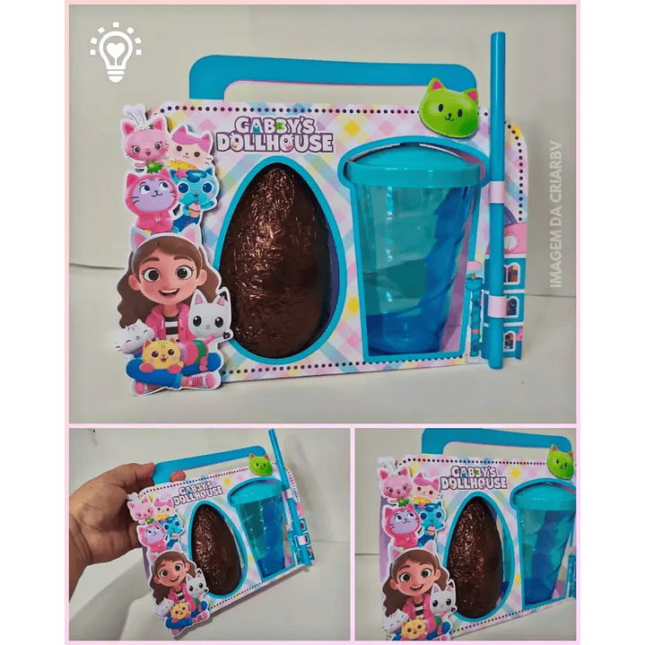 Arquivo De Corte Porta Ovos de Páscoa E Copo Twister 1