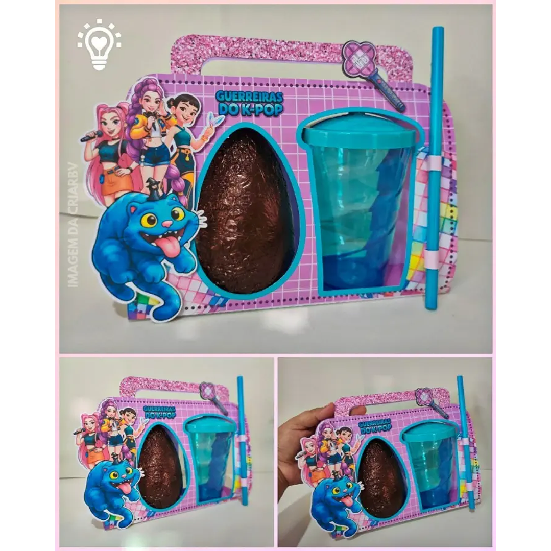 Arquivo De Corte Porta Ovos de Páscoa E Copo Twister 1