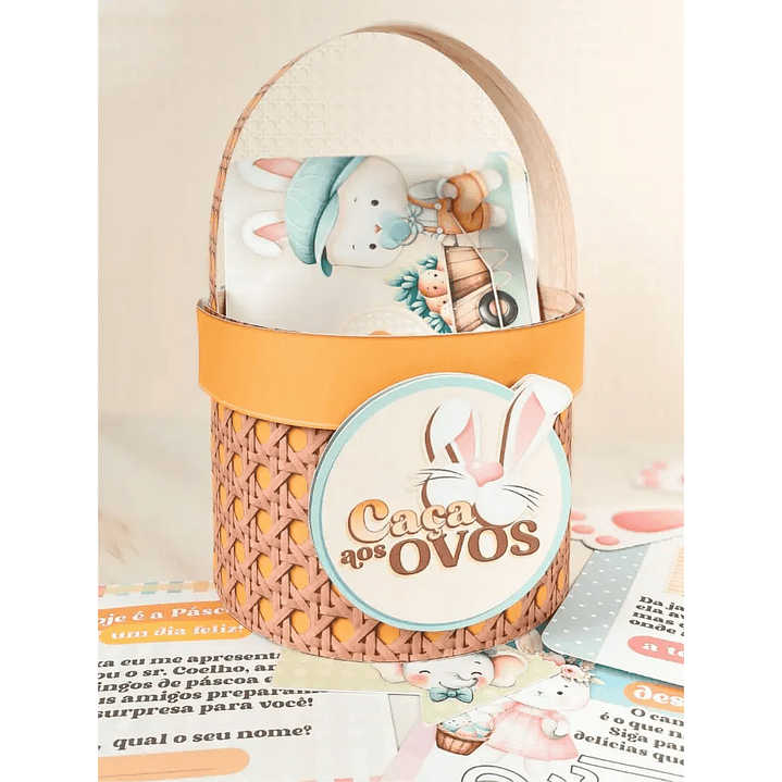 Arquivo Digital Caça aos Ovos Páscoa (Arquivo em PNG, DXF e SVG) 1