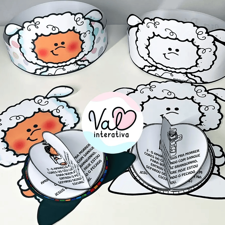 Arquivo Digital livrinho Visceral Cordeirinho Pascoa (Arquivo em JPG) 1