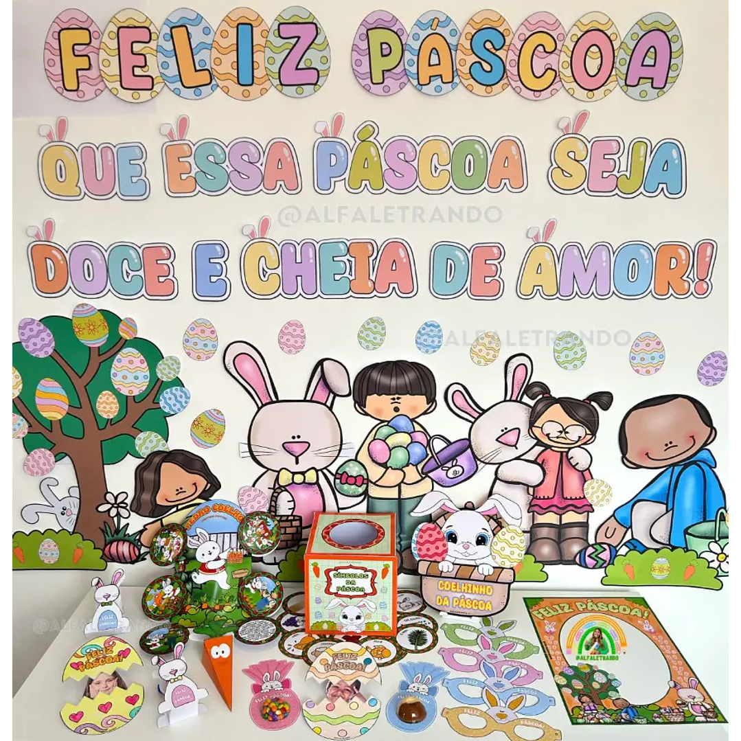 Arquivo Digital Super Kit Páscoa (Arquivo em PDF) 1
