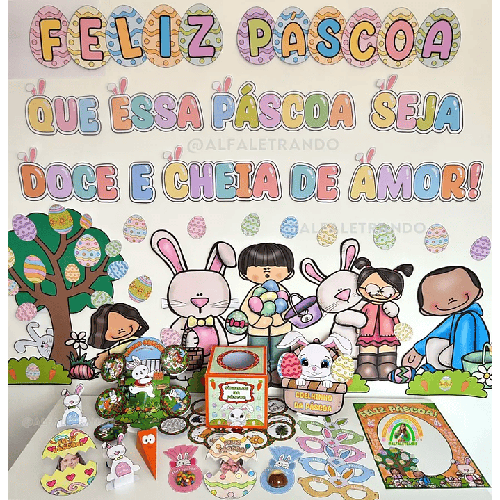 Arquivo Digital Super Kit Páscoa (Arquivo em PDF) 1