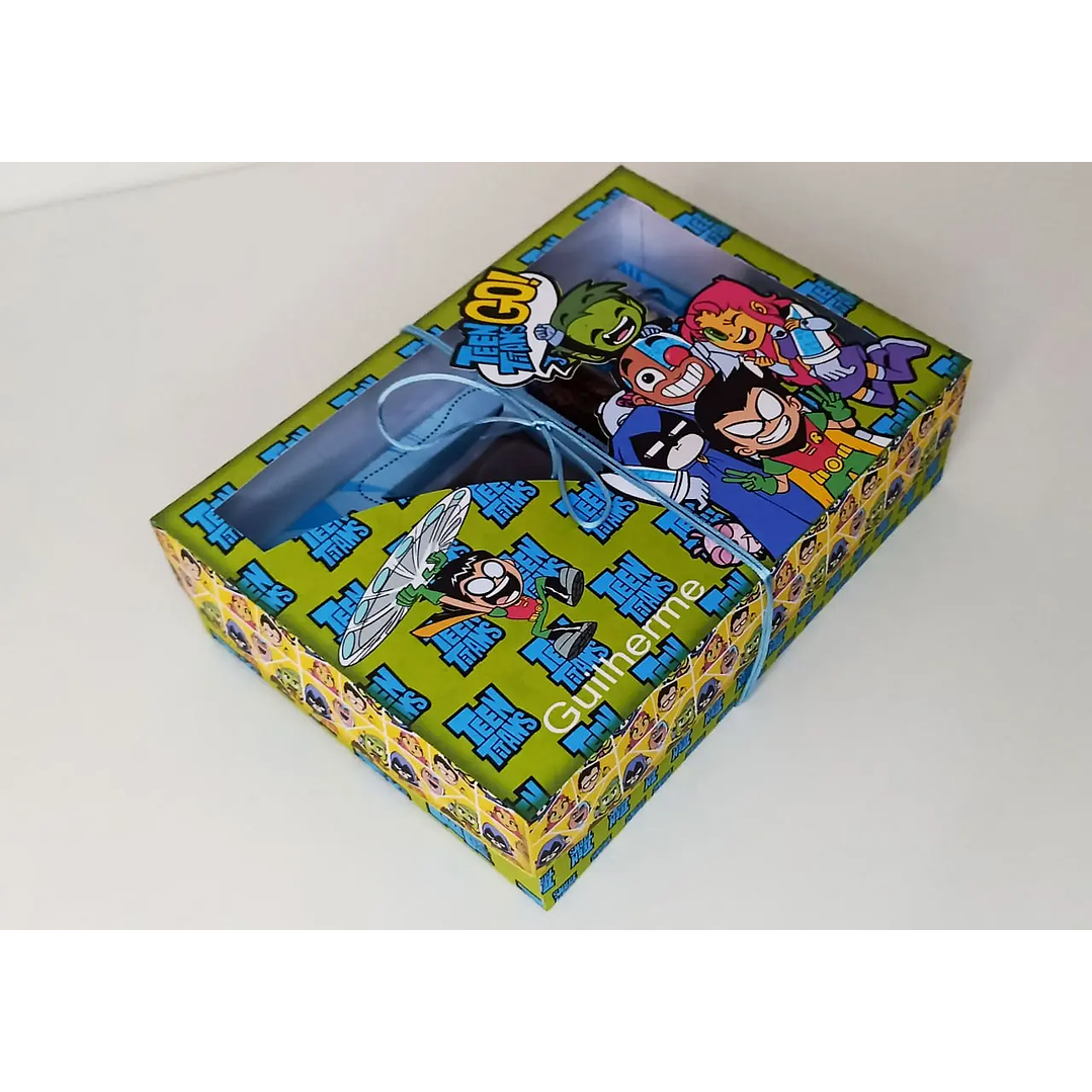 Arquivo de Corte Mini Confeiteiro Jovens Titãs 1