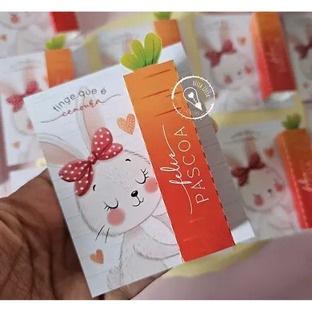 Arquivo de Corte Card Páscoa Cenoura 1