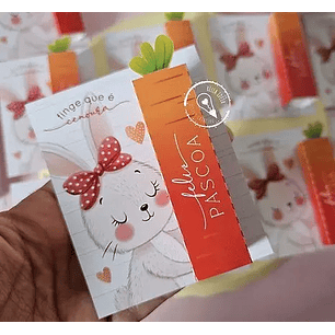 Arquivo de Corte Card Páscoa Cenoura