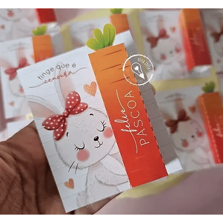 Arquivo de Corte Card Páscoa Cenoura 1