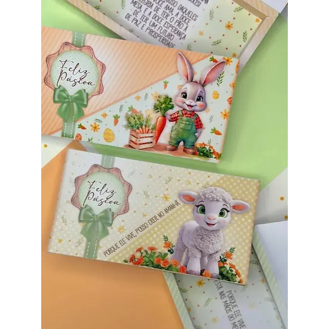 Arquivo de Corte Páscoa Porta Barra de Chocolate 1