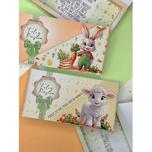 Arquivo de Corte Páscoa Porta Barra de Chocolate