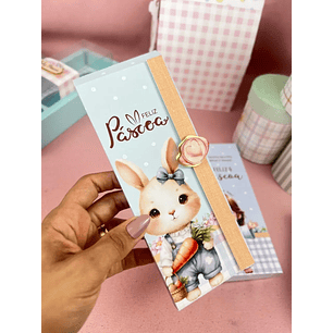 Arquivo de Corte Páscoa Porta Barra de Chocolate 