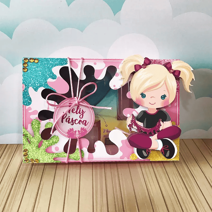 Arquivo de Corte Porta Ovo de Pascoa Slime  1