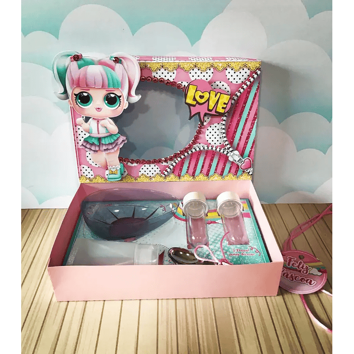 Arquivo de Corte Porta Ovo de Pascoa LOL 1