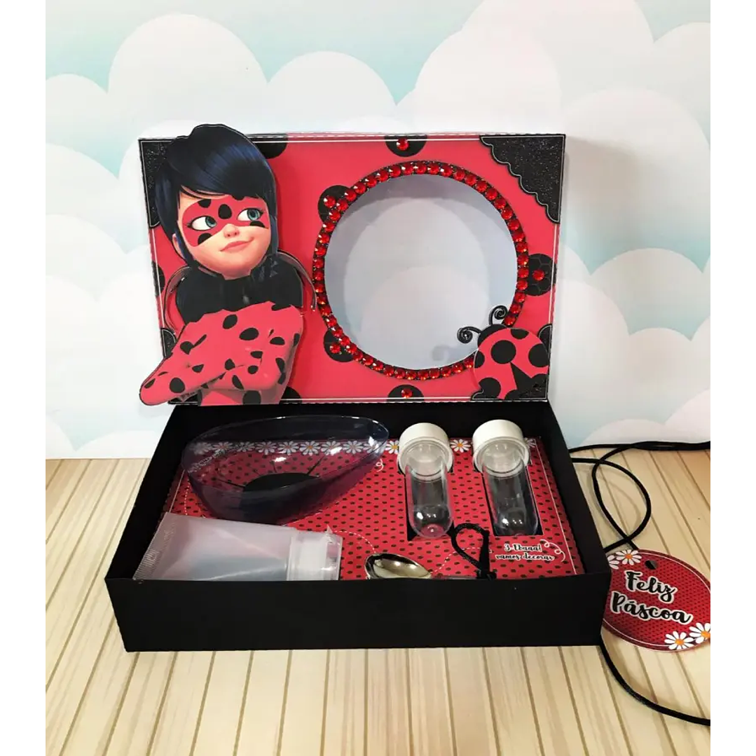 Arquivo de Corte Porta Ovo de Pascoa Lady Bug 1