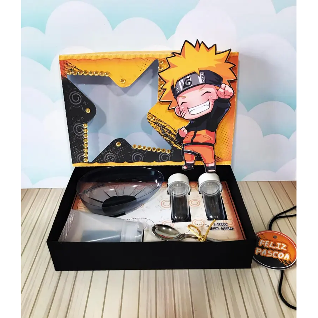 Arquivo de Corte Porta Ovo de Pascoa Naruto  1