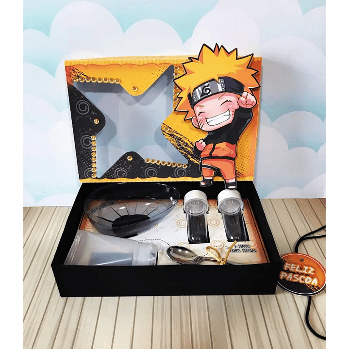 Arquivo de Corte Porta Ovo de Pascoa Naruto  1