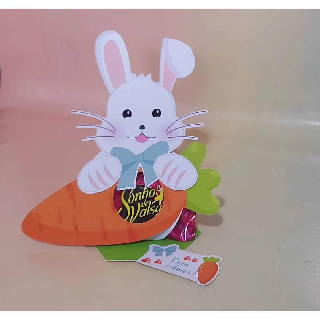 Arquivo de Corte Páscoa Porta Bombom Coelho 1