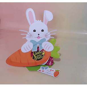 Arquivo de Corte Páscoa Porta Bombom Coelho