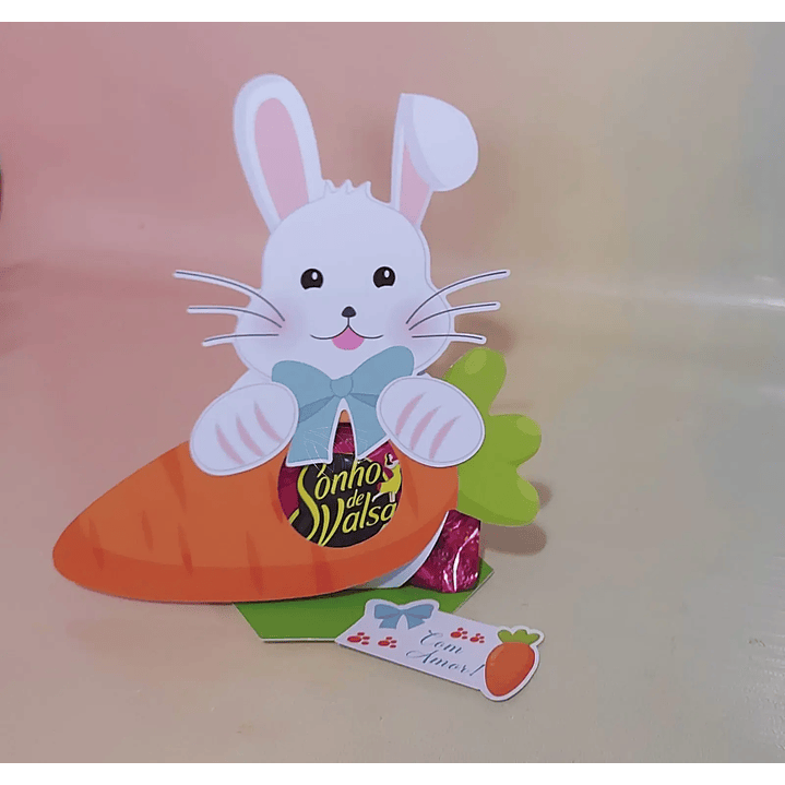 Arquivo de Corte Páscoa Porta Bombom Coelho 1