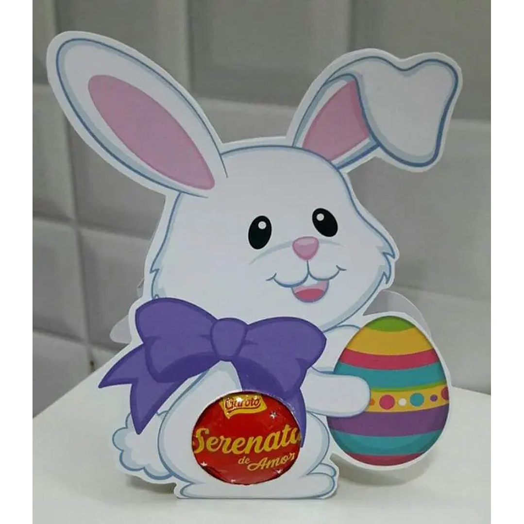 Arquivo de Corte Páscoa Porta Bombom Coelho 1