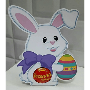 Arquivo de Corte Páscoa Porta Bombom Coelho