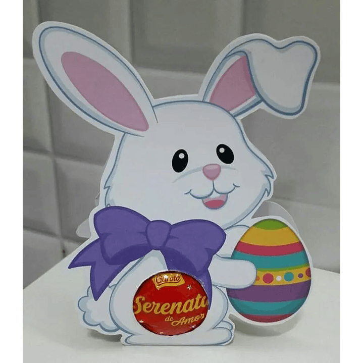 Arquivo de Corte Páscoa Porta Bombom Coelho 1