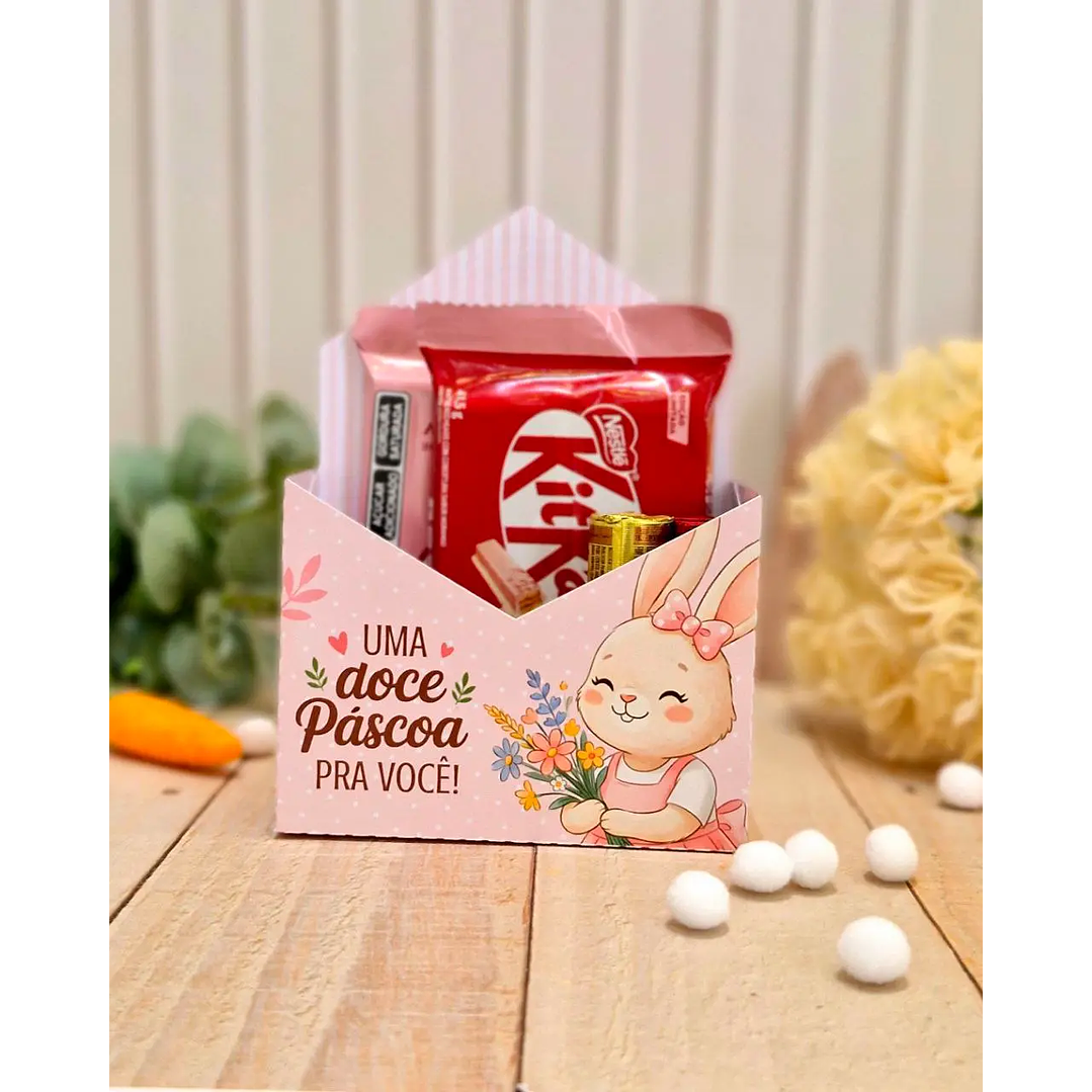 Arquivo de Corte Caixa Envelope Páscoa 1