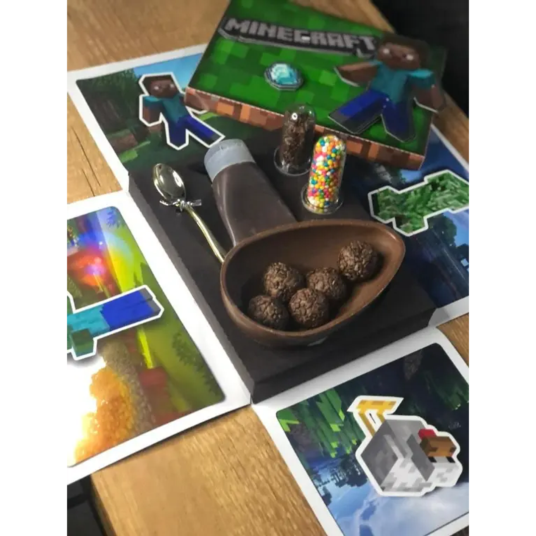 Arquivo de Corte Porta Ovo de Pascoa Minecraft  1