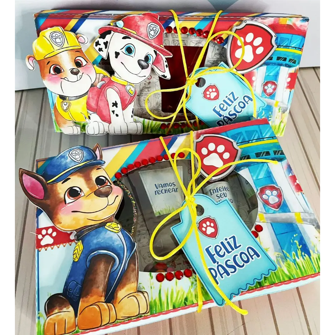 Arquivo de Corte Porta Ovo de Pascoa Patrulha canina  1