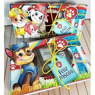 Arquivo de Corte Porta Ovo de Pascoa Patrulha canina 