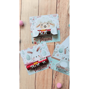 Arquivo de Corte Páscoa Card Abracinhos