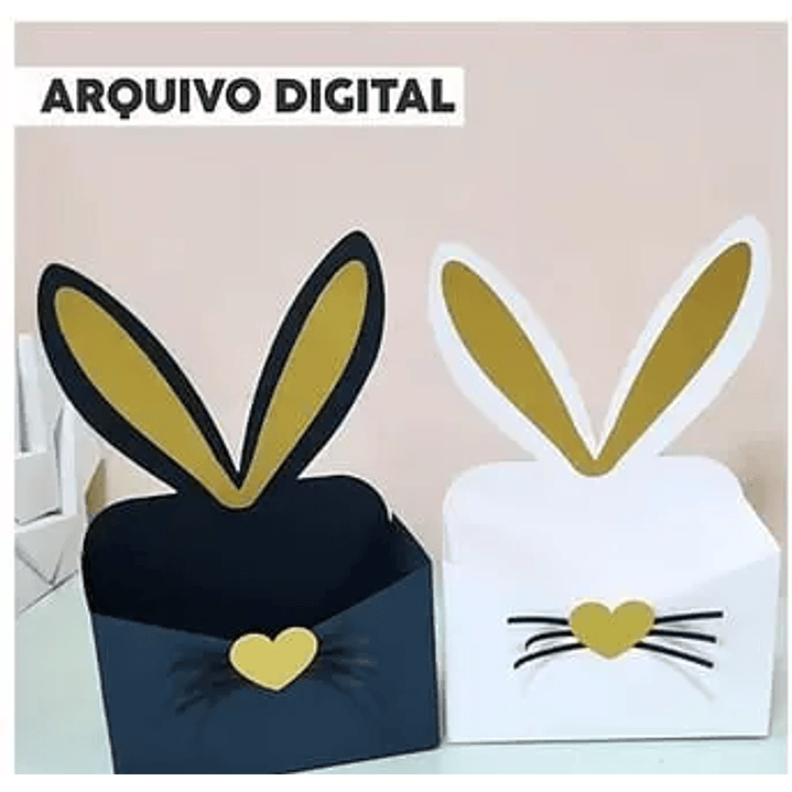 Arquivo de Corte Páscoa Envelope Orelhasd e Coelho 1