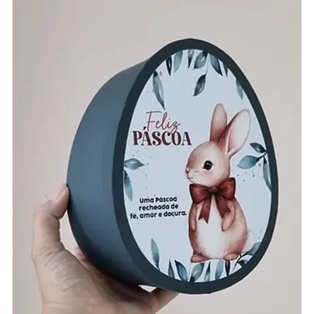 Arquivo de Corte Páscoa Caixa Oval 1