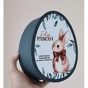 Arquivo de Corte Páscoa Caixa Oval