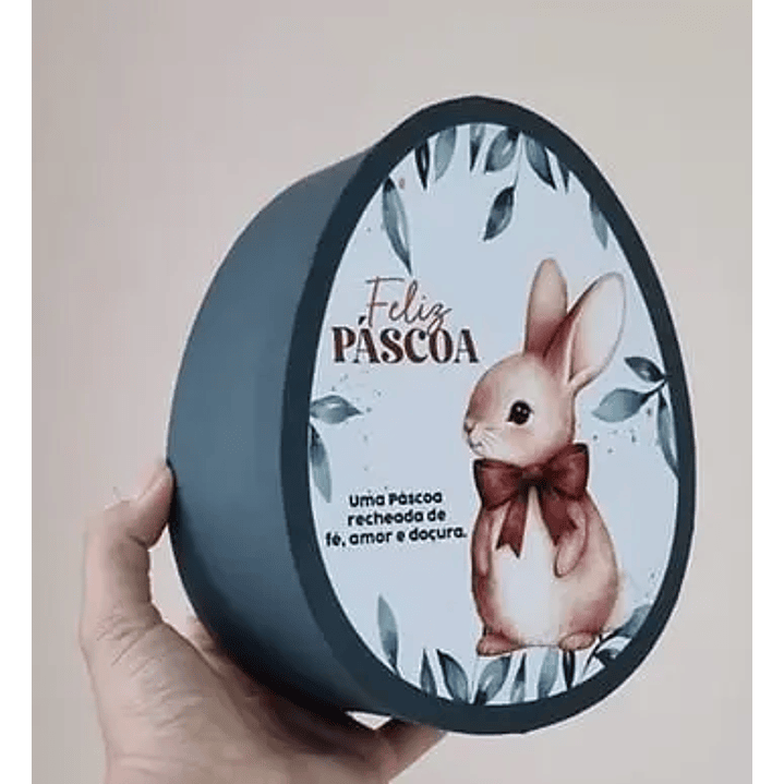 Arquivo de Corte Páscoa Caixa Oval 1
