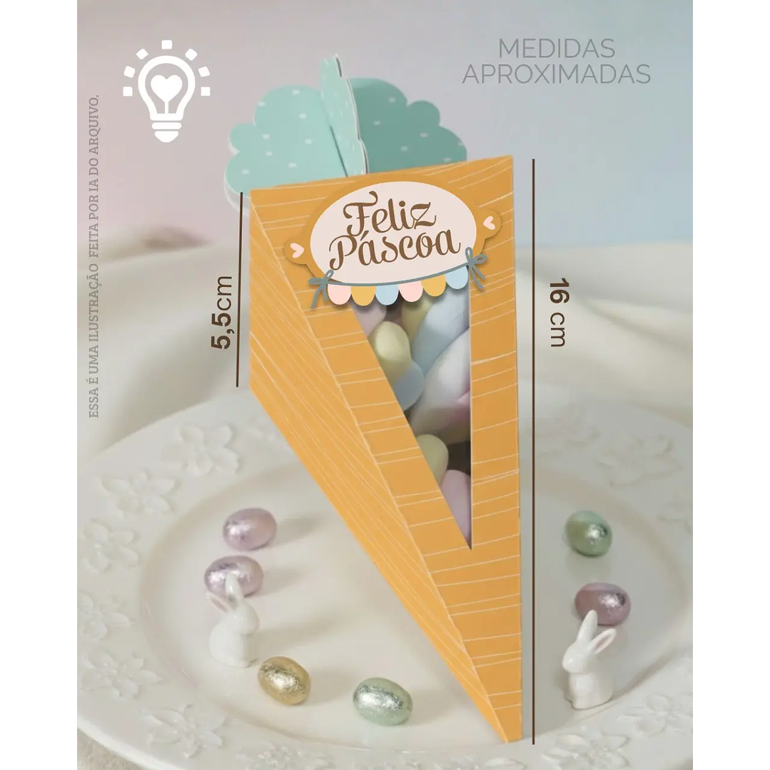 Arquivo de Corte Páscoa Cenoura Grande 1