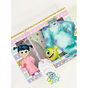 Arquivo de Corte Porta Ovo de Pascoa Monstros S.A