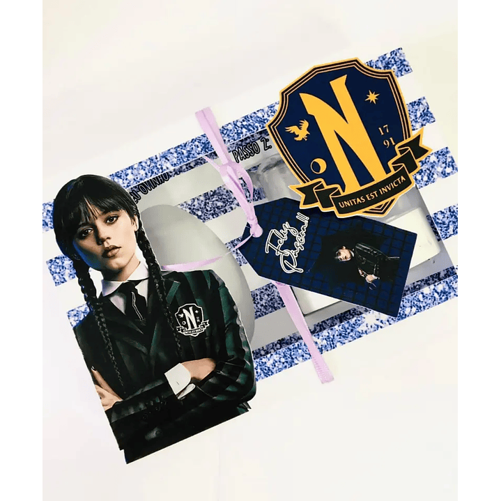 Arquivo de Corte Porta Ovo de Pascoa Wandinha  1