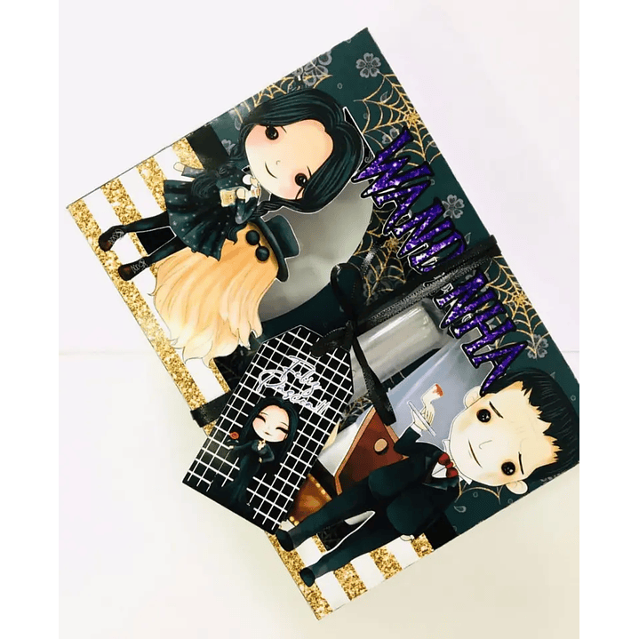 Arquivo de Corte Porta Ovo de Pascoa Wandinha 1