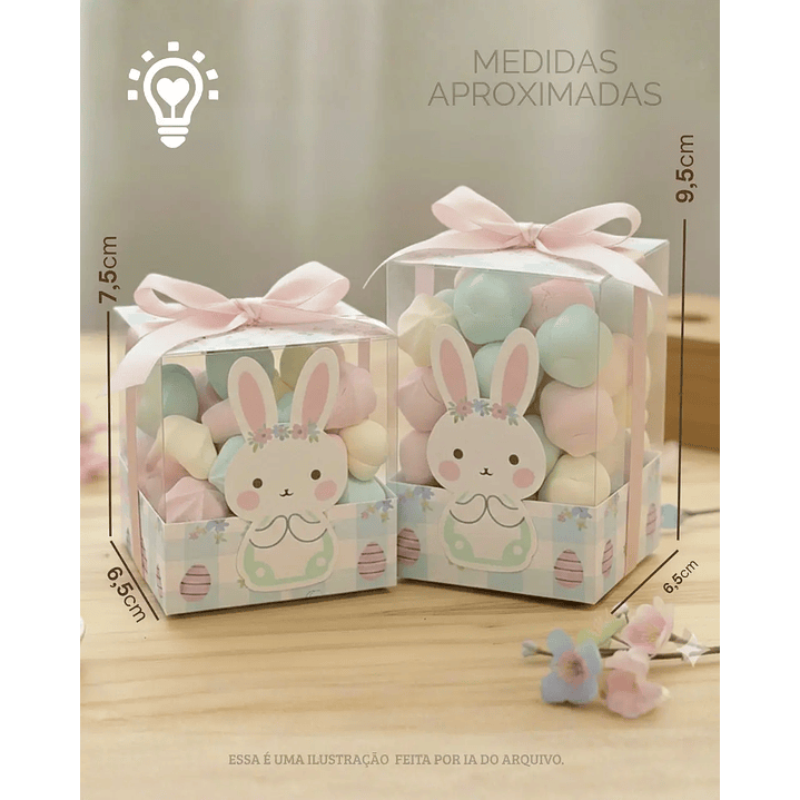 Arquivo de Corte Caixa Para Guloseimas Páscoa 1