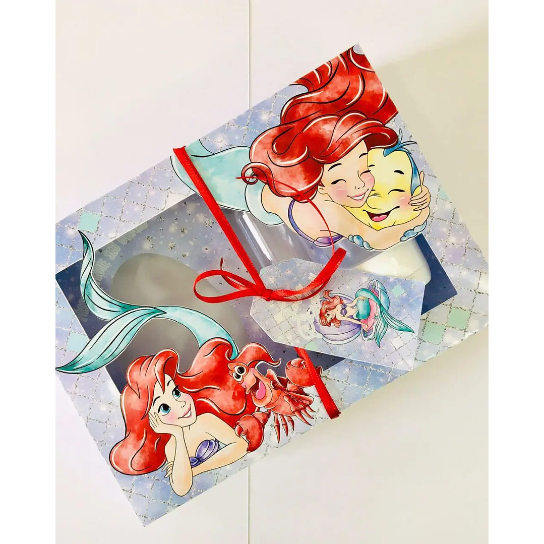 Arquivo de Corte Porta Ovo de Pascoa Pequena Sereia 1